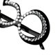 thumbnail image 4 of 2x 30  degree 40  degree 50  degree 60  degree brillo Fiestas de cumpleaños Novedad plástico Gafas Accesorios, 4 of 8