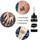 thumbnail image 3 of Kit de tatuajes temporales NewCraft, tinta negra, 5 botellas, 64 plantillas, 3 of 9