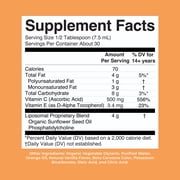 MaryRuths Vitamin C Liposomal Liquid Supplement, 500mg, Vegan, Non-GMO, Sugar-Free, Skin Health