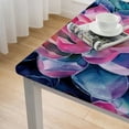 thumbnail image 4 of HAOXIT A Plant Square Fitted Tablecloth, Table Cover Waterproof Polyester Washable for Indoor Outdoor Party &amp; Banquet Dinner, Fits Square Table 52*52, 4 of 7