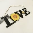 thumbnail image 3 of CSCHome Home Decor Exquisite Bee Sunflower Love Letters Hanging Sign Front Door Room Decoration, 3 of 5