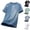 Blue, variant on Gifts Dianli Summer Active Men's Lightweight Mesh Short Sleeve Sports Sweatshirt Loose Fit Round Neck Quick-Dry Breathable Athletic Tee for Gym Running Outdoor Summer Casual