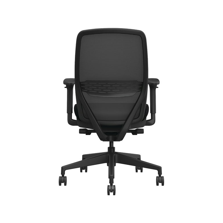HON Nucleus Ergonomic Fabric Mesh Swivel Task Chair Black HNR1KD.Y2.STC.A.H.IM.CU10.BL.SB.T
