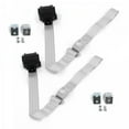 thumbnail image 1 of Standard 2 Point Gray & Grey Retractable Bucket Seat Belt Kit with Bracketry for Early Cars 1935-1940 - 2 Belts, 1 of 1