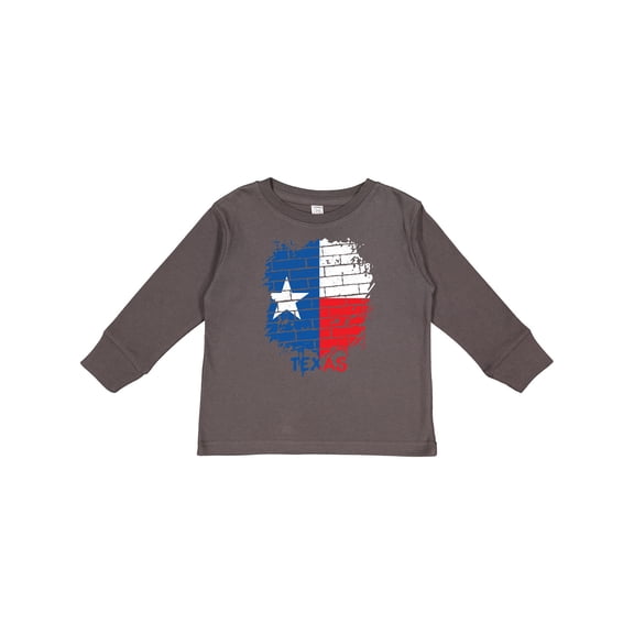 Inktastic Graffiti Texas State Flag Boys or Girls Long Sleeve Toddler T-Shirt