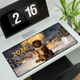 thumbnail image 3 of Newfoundland Happy New Year 2026 with Fireworks on New Year's Eve Desk Mat Full Keyboard Mouse Pad Newfie Dog Lover Gifts Large Mousepad - 12022, 3 of 5