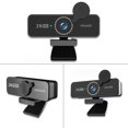 thumbnail image 3 of 1440P  Webcam Computer Webcam with Microphone USB PC Camera 120-degree Wide Angle with Dual Speakers Free Drive for Recording Calling Conferencing Gaming Compatible with Windows  iOS, 3 of 7