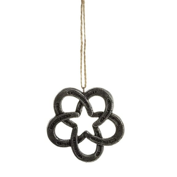 CBK Home Accents Ganz Horseshoe Star Wreath Ornament