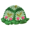thumbnail image 1 of Gorro de punto para mujer, gorro de gorros florales hechos a mano, gorro de punto, gorros de punto, gorro de verano hecho a mano, gorros florales para mujer, 1 of 5