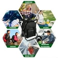 thumbnail image 6 of KAMIDA Camping Chairs With Storage Bag ,Folding Stool,Portable Chair,Fishing Chairs,Outdoor Backpack Chair  With Oxford Cloth  For Beach/Fishing/Camping/Family - Black, 6 of 8