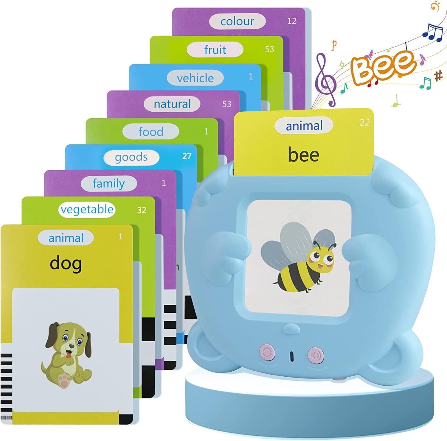Electronic Cognitive Cards Kids Talking Flash Cards Audio Books