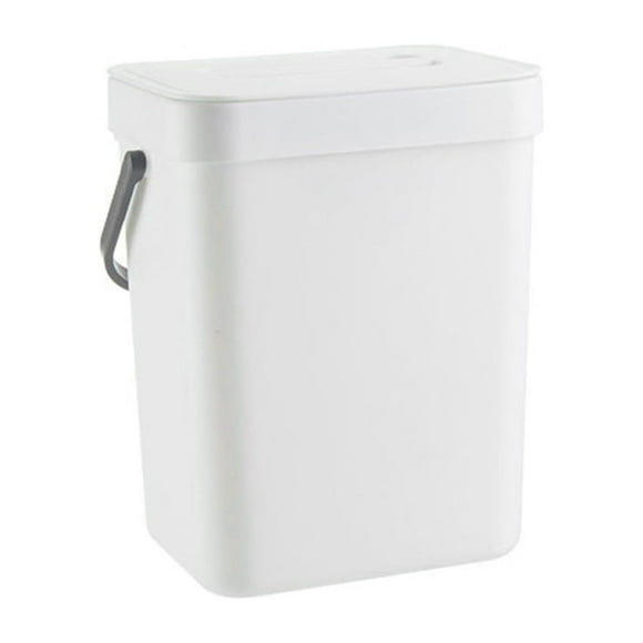Small Kitchen Compost Bin 3L Kitchen Waste Bin Household Countertop Container with Lid for Rubbish Composter