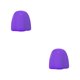 thumbnail image 2 of Tapa de cabeza de baño Yuarrent exprimidor dispensador de cierre automático reutilizable lavable Violeta 2piezas, 2 of 6