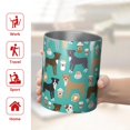 thumbnail image 5 of 12oz Coffee Tumblers Cute Pitbull Terriers Dog and Coffee Stainless Steel Vacuum Insulated Travel Tumbler Coffee Cups Mug with Lid and Straw with Cleaning Brush for Cold & Hot Drinks, 5 of 5