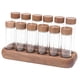 thumbnail image 2 of Tubo para almacenar granos de café, dosis única, tubo de vidrio, soporte de madera, tapa hermética. 6 cortos y 6 largos, 2 of 9