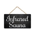 thumbnail image 1 of Everyday Business Signs Infrared Sauna Wood Decor For Home Wooden Hanging Plaque 6 X 12 In, 1 of 5