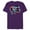 Purple, variant on Disney Lilo & Stitch Techno Time Travel Earthbound - Short Sleeve Blended T-Shirt for Adults - Customized-Navy Heather