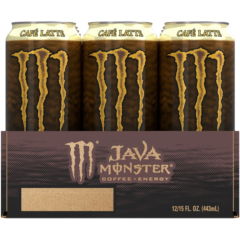 Java Monster, Energy Drink, 15 fl oz cans, Coffee + Energy