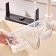 thumbnail image 4 of Organizador de fregadero con soporte para esponja y escurridor de platos | Organizador de encimera de cocina | Jabonera con drenaje para utensilios de limpieza | Organizador de fregadero de baño, 4 of 6
