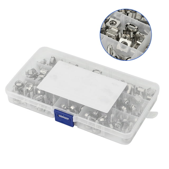 Screws M5 Cage Nuts Hardware Mounting M5x16 Screws for Quadrate Hole Frame Vehicle