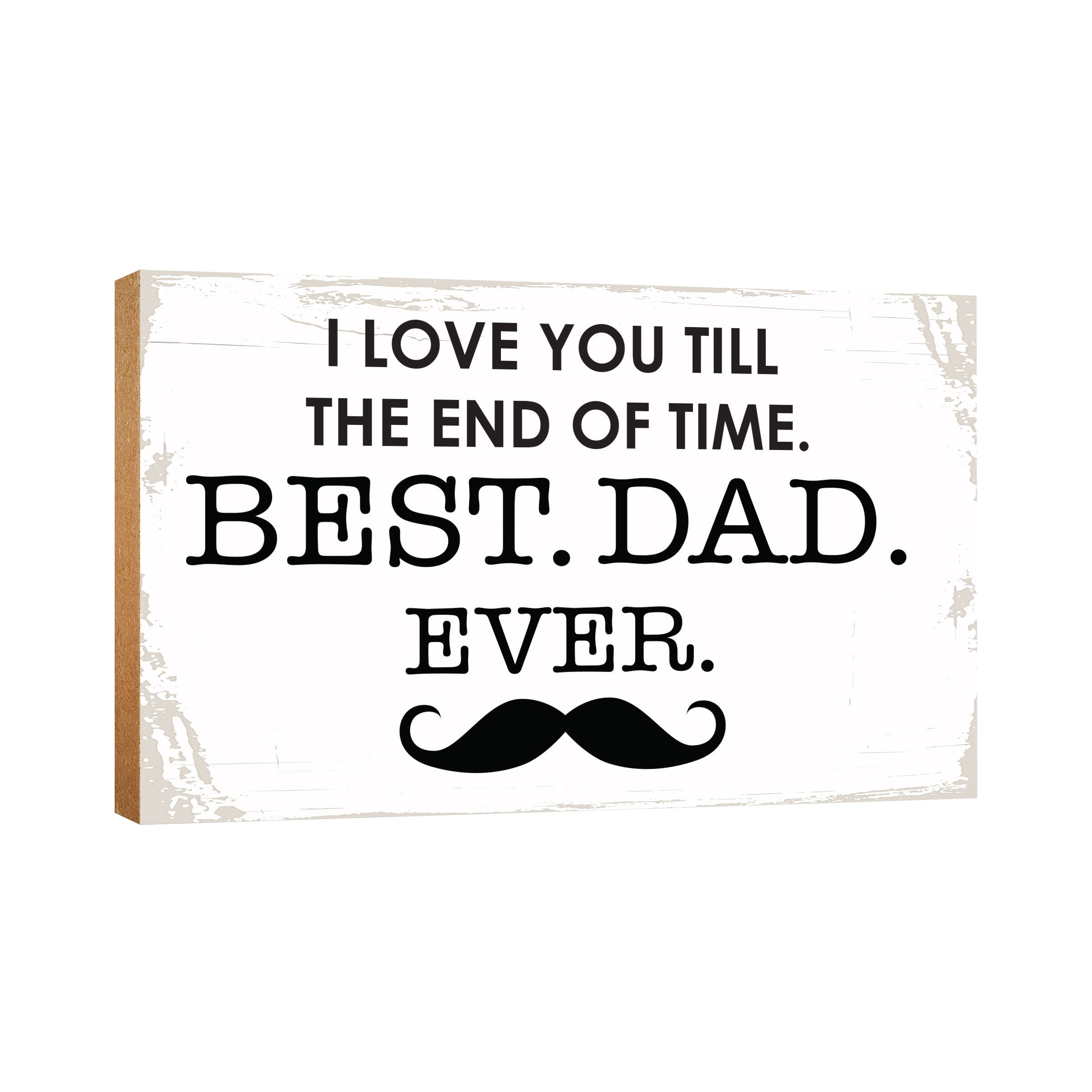 Lifesong Milestones Rustic Farmhouse Decor Tabletop Signs Gifts for Dad