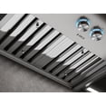 thumbnail image 3 of Elica Ear634 Arezzo Series 600 Cfm 35" Wide Range Hood Insert - Stainless Steel, 3 of 5