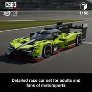 Le CS63 Hypercar Model Building Set, 1:16 Scale Model Car Kit for Adults, Build and Display Hybrid Race Car Replica for Home or Office Décor, Gift for Motorsport Fans, (1186PCS, A-Y26003)