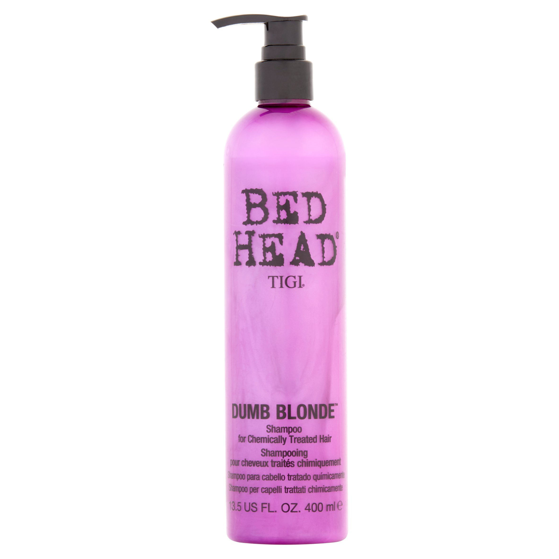 Bed Head Dumb Blonde Shampoo for After Highlights, 13.5 fl oz