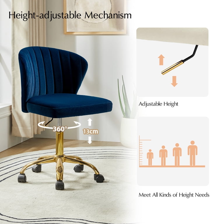 Ivy Bronx Microfiber Home Office Chair, Tufted Height Adjustable Computer Desk Chair With Swivel Wheels And Padded Armrests W114108646 Ivy Bronx Microfiber Home Office Chair, Tufted Height Adjustable Computer Desk Chair With Swivel Wheels And Padded Armrests W114108646