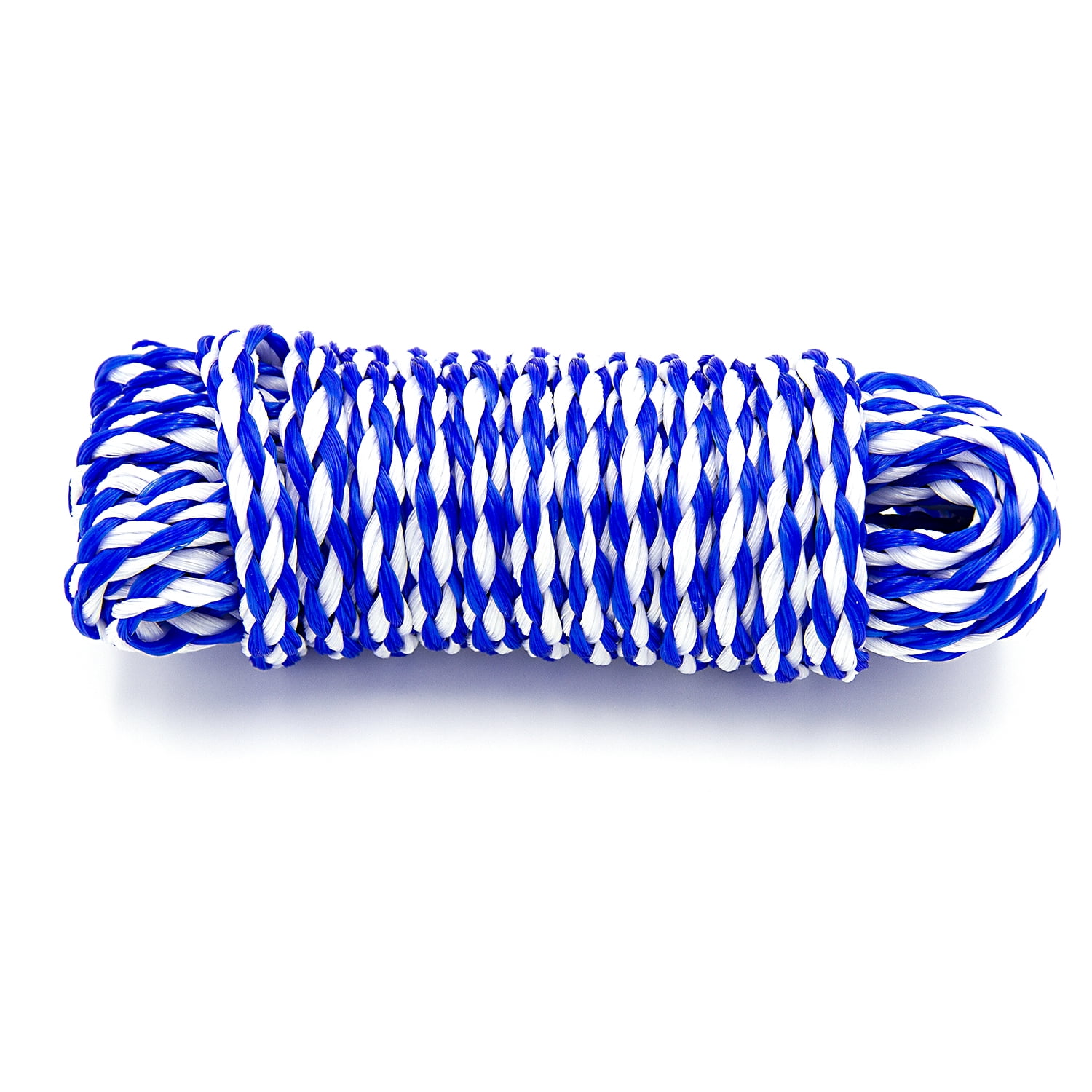 (2 pack) Ozark Trail 3/8 Inch x 15 Ft Marine Dock Line with Spliced Eye and 215 lb Load Capacity