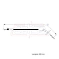thumbnail image 2 of Cable Chicote Acelerador Compatible Con Nissan 720 Pick Up 2.4L 1980 1981 1982 1983 1984 1985 CAHSA Cable Chicote Acelerador, 2 of 6