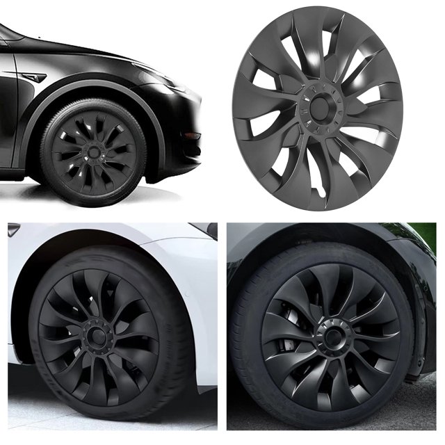 Tapacubos de Rueda de 4 Uds Llanta de Rueda de Coche de Estilo Deportivo de Protección Potente Reemplazo de Tapa de Tapacubos de Rueda para Model 3 2017-2023 ANGGREK Otros