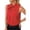 95#Red, variant on Women's Elegant Bow Tie Mock Neck Sleeveless Blouse Office Workwear Shirt Top Sky Blue M