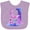 Lavender, variant on Inktastic 1st Birthday Mermaid Tail Boys or Girls Baby Bib