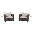 Better Homes & Gardens Brookbury 2PC Outdoor Club ChairsPolyester