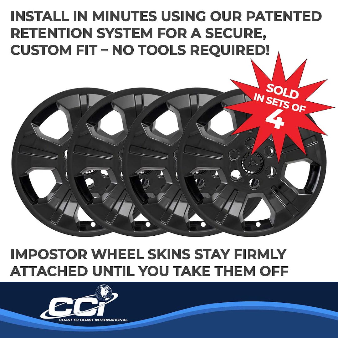 Coast To Coast IWCIMP392BLK IMPOSTOR ® WHEEL COVER