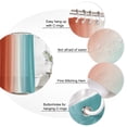 thumbnail image 3 of Red Light Blue Ombre Bathroom Shower Curtains with 12 Hooks Polyester Waterproof Shower Curtain for Stalls and Bathtubs Abstract Modern Art Aesthetics Decorative Bathroom Privacy Curtain 36x72 Inches, 3 of 9