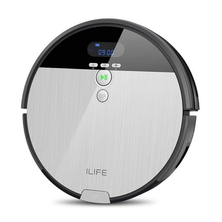 ILIFE V8s Pro 2-In-1 Vacuuming & Mopping Robot Vacuum Cordless Smart Vacuum Robot With Camera Navigation Climping Free Roll Brush With Max Mode Great For Undercoat (Best Robot Vacuum For Thick Carpet)