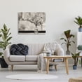 thumbnail image 2 of Stupell Industries Monochrome Botanical Orchid Flower Windowsill Photography Gallery-Wrapped Canvas Print Wall Art, 40x30, by Kelly Sinclair, 2 of 6
