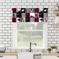 thumbnail image 2 of Cabin Rustic Curtains Valance for Living Room Bedroom Kitchen Bathroom,Western Country Vintage Farmhouse Bear Rod Pocket Window Treatments,1 Panel,54" x 18", 2 of 6