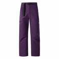 thumbnail image 4 of Straight Leg Hiking Pants for Women Waterproof High Waisted Thickened Winter Outdoor Ski Trousers with Pockets, 4 of 4