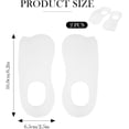 thumbnail image 2 of CATPAN Orthotic Shoe Pads for Heel Spurs & Flat Feet - Plantillas para Espolon Calcaneo Mujer - Arch Support Insoles for Walking, Running - 1 Pair (White, M), 2 of 14
