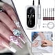 thumbnail image 3 of 45000RPM Professional Electric Nail Drill Machine with 6pcs Nail Drill Bit for Home Salon, 3 of 5
