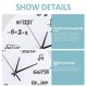 thumbnail image 2 of Wall Clock 3D Decoration Clock Mathematical formula for Kids Room Nursery Home Decor, 2 of 4