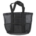 thumbnail image 1 of Mosiee Easy To Clean Mesh Shower Bag Portable Toiletry Organizer Bathroom Storage, 1 of 9