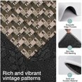 thumbnail image 3 of Multicolor Bigfoot and Checkerboard Pattern Kitchen Rugs Sets Of 3,Kitchen Runner Rugs Non Skid Washable,Decorative Kitchen Floor Mats for Kitchen,Sink,Laundry,17"x30"+ 17"x47" + 17"x59", 3 of 6