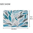 thumbnail image 6 of Bath Mats for Bathroom, Bathroom Mats Rugs No Silp, Comfortable Marble Green Leaves Washable Cover Floor Rug Carpets Floor Mat Bathroom Decorations 16x24 Inches for Kitchen Bedroom Indoor, 6 of 6