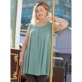 thumbnail image 4 of LARACE Plus Size Tank Tops for Women Sleevelss Tunic Casual Summer Clothes Swing Shirts, 4 of 8