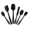 thumbnail image 1 of CAROOTU 6Pcs Silicone Spatulas Set Heat Resistant Non-stick Baking Utensils Sets for Cooking Baking Mixing Kitchen Supply, 1 of 6