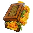 thumbnail image 2 of Nearly Natural Roses Artificial Arrangement in Decorative Chest, 2 of 2